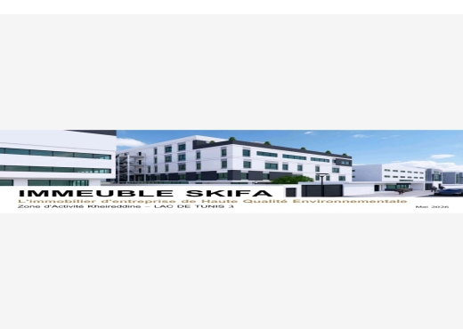Immeuble bureautique neuf au lac 3 kram
