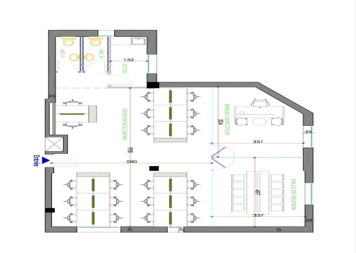 joli bureau 150m² au lac 1